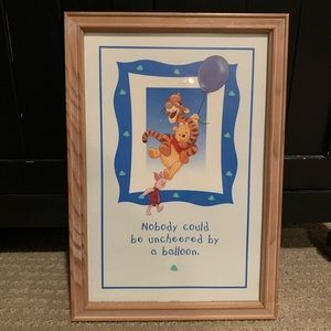 WINNIE THE POOH PRINT & FRAME